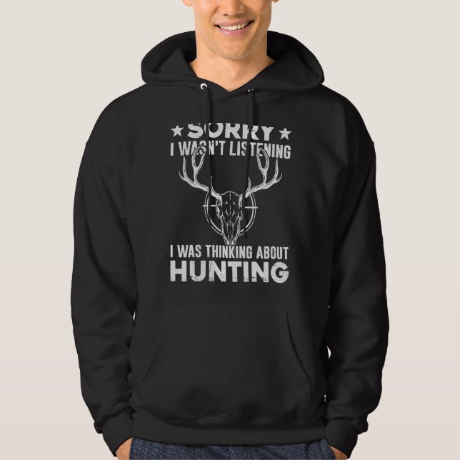 Veste À Capuche Tee Pour Chasseurs De Cerfs De Bow Et Rifle Chasse (Devant)