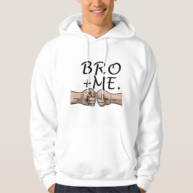 Veste À Capuche 🤜🤛 Tee-shirt « CODE FRÈRE » (Devant)