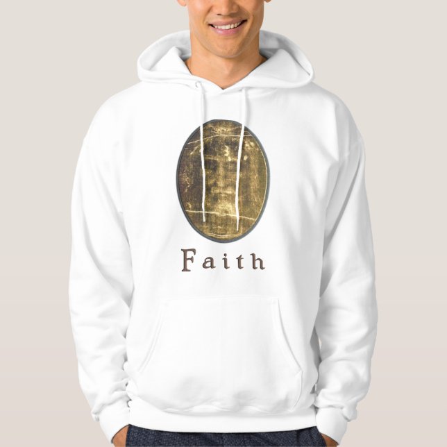 Veste À Capuche Tee-shirt du Suaire de Turin (Devant)