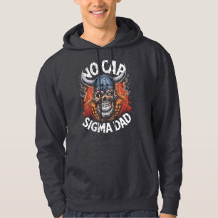 Veste À Capuche Tee-shirt No Cap Sigma Dad Viking Skull pour pères