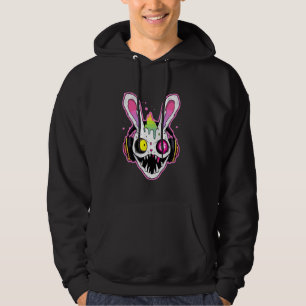 Veste À Capuche Tekk Drum et Bass DJ Rabbit Trippy EDM Rave