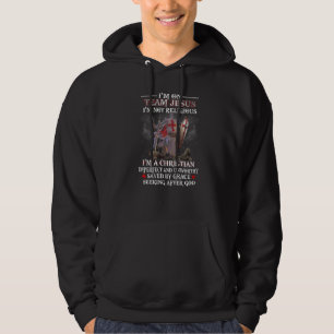 Veste À Capuche Templier Je Suis Un Enfant De Dieu Un Guerrier Du