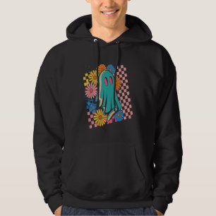 Veste À Capuche Tendance Néon Floral Fantôme Halloween