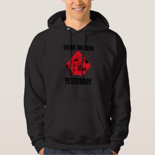 Veste À Capuche Tenir Plus à Réfléchir Qu'hier Tenue D'échecs Pla