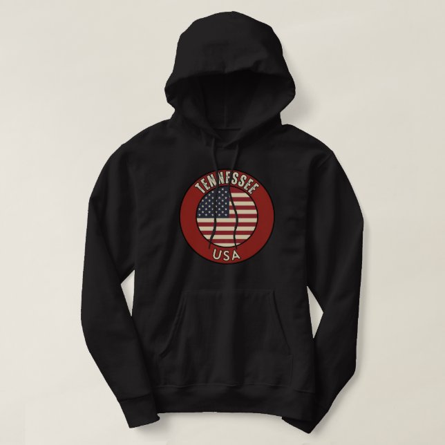 Veste À Capuche Tennessee États-Unis d'Amérique (Design devant)