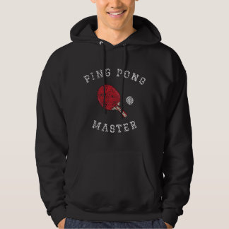 Veste À Capuche Tennis de table Ping Pong Citation drôle Master Gr
