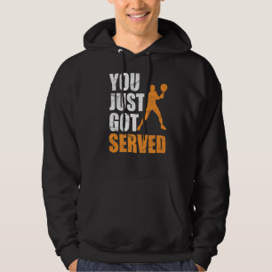 Veste À Capuche Tennis Dit Juste Avoir Été Servi Joueur De Tennis