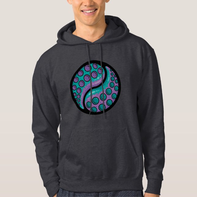 Veste À Capuche Tentacle Yin Yang (Devant)