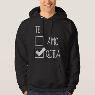 Veste À Capuche Tequila est ma Saint Valentin Funny Anti-Valentine