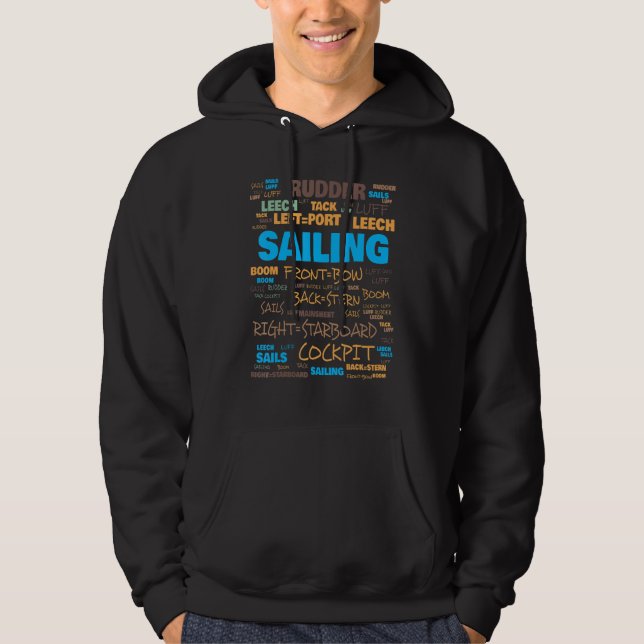 Veste À Capuche Terminologie de la voile Termes couramment utilisé (Devant)