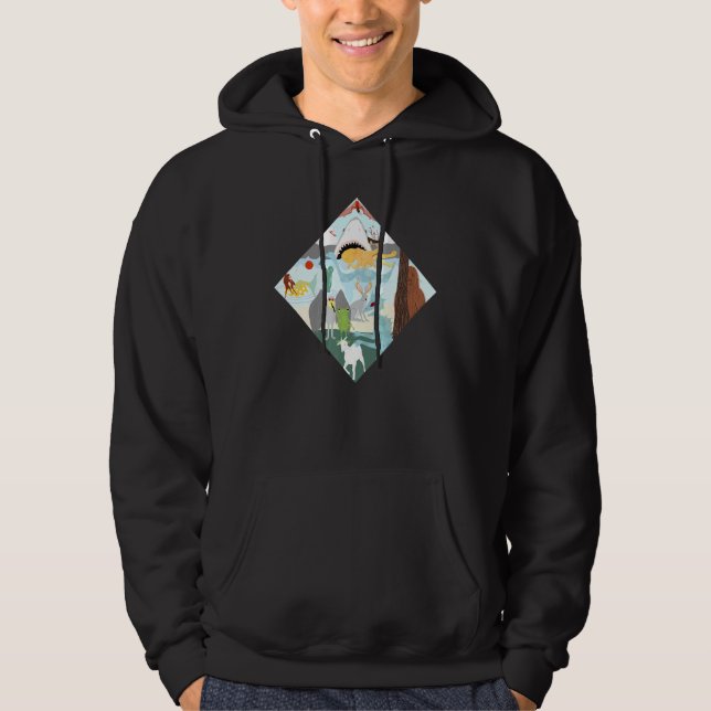 Veste À Capuche Terre créatrice Cryptide (Devant)