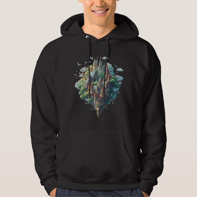 Veste À Capuche Terre flottante (Devant)