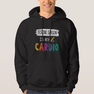 Veste À Capuche Test Day For Teachers Test Season Is My Card
