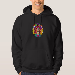 Veste À Capuche Tête de lion cool avec couleur vive 2