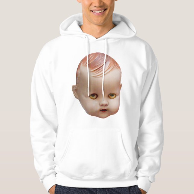 Veste À Capuche Tête de poupée déplaisante (Devant)