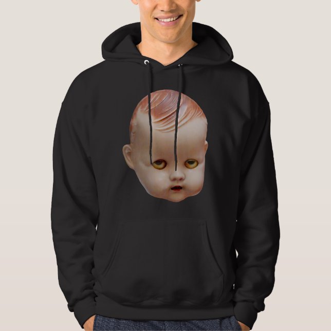 Veste À Capuche Tête de poupée déplaisante (Devant)