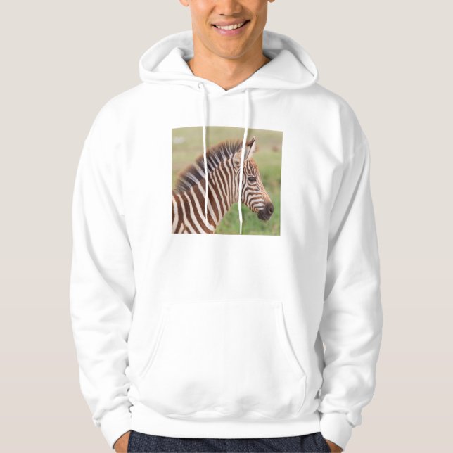 Veste À Capuche Tête de zèbre bébé, Tanzanie (Devant)