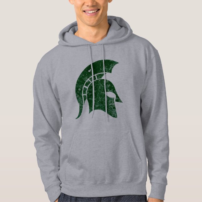 Veste À Capuche Tête spartiate d'Affliger-Regard (Devant)