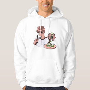 Veste À Capuche Thé aux bulles et pause gâteau matcha avec Cyclops