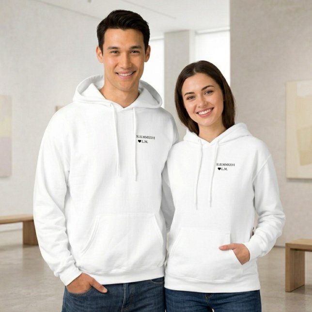 Veste À Capuche The Eternal Date – Personalized Roman Numeral  (Créateur téléchargé)