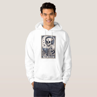 Veste À Capuche The Gamer Skeleton Tarot Card Shirt