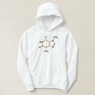 Veste À Capuche Théobromine au chocolat Formule chimique moléculai