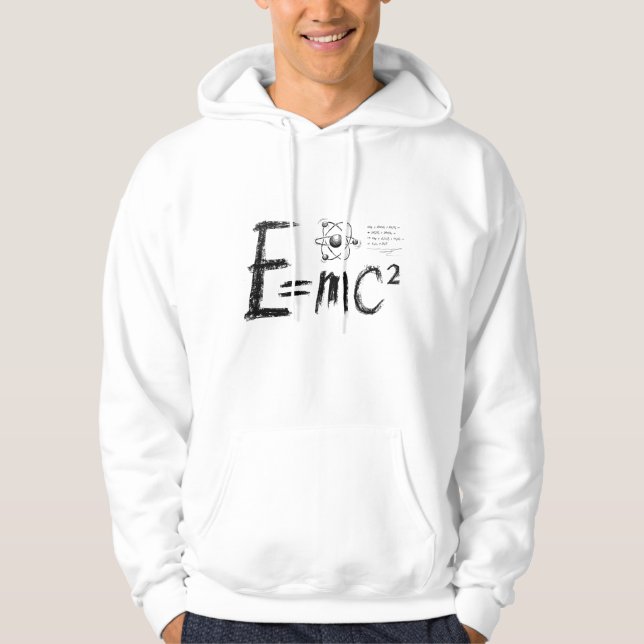 Veste À Capuche Théorie de la relativité d'Einstein. Formule (Devant)