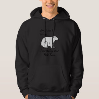 Veste À Capuche Thinking About Polar Bears Cute Bear Wildlife