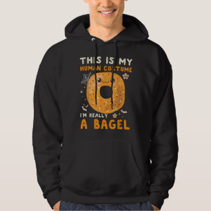 Veste À Capuche This Is My Human Costume I'm Really A Bagel Hallow