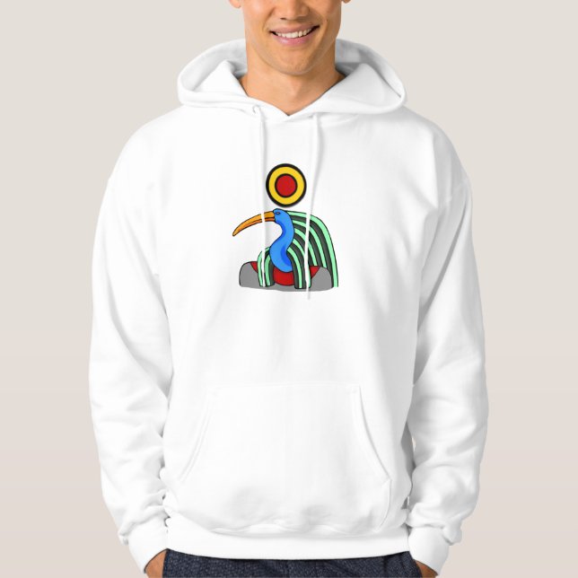 Veste À Capuche Thoth, Ancien Dieu égyptien Sports (Devant)