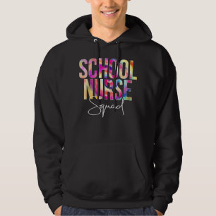 Veste À Capuche Tie Dye École Infirmière Squad Retour À L'Apprécia