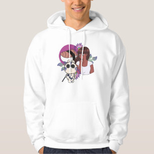Veste À Capuche Tigre aveugle avec l'art floral de canne blanche
