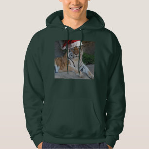 Veste À Capuche Tigre du Bengale de Noël