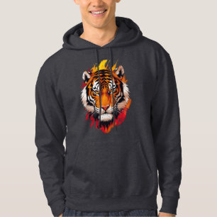 Veste À Capuche Tigre majestueux- symbole de puissance, de courage