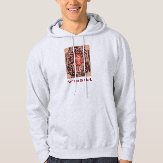 Veste À Capuche Timbre-poste de la Russie tsariste (Devant)