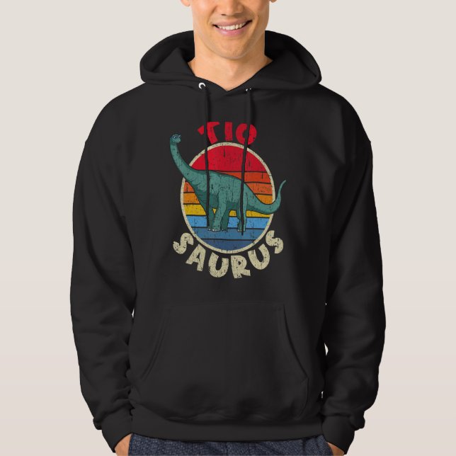 Veste À Capuche Tio Saurus I Brachiosaurus Diplodocus I Famille Ma (Devant)