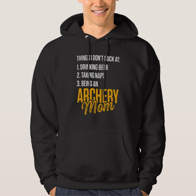 Veste À Capuche Tir à l'arc maman mère 23 (Devant)