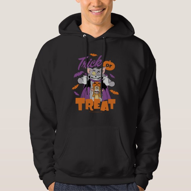Veste À Capuche Tom & Jerry | Tricoter ou traiter (Devant)