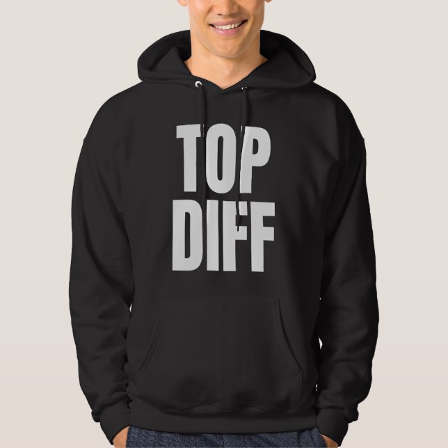 Veste À Capuche Top Diff Différence Lane Gaming  Mème (Devant)