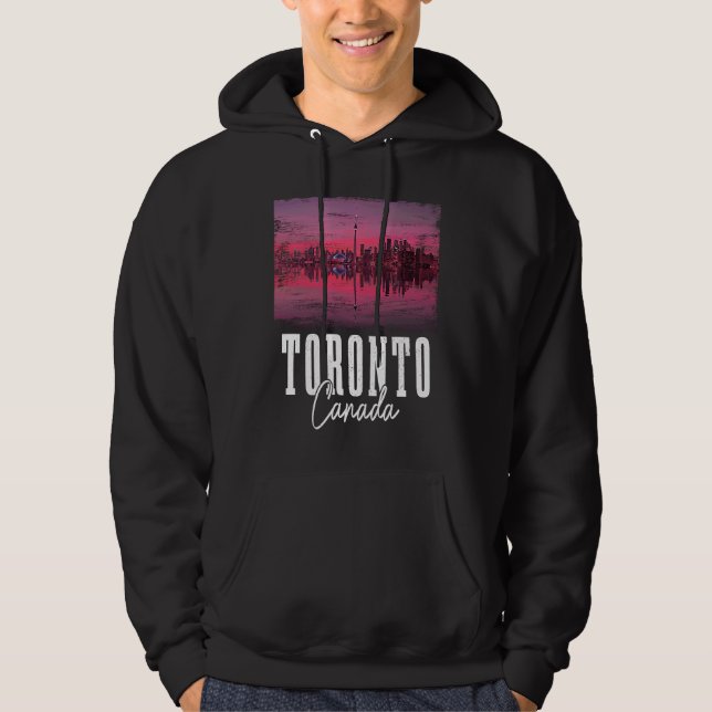 Veste À Capuche Toronto Horizon Ontario Canada Feuille d'érable Ca (Devant)