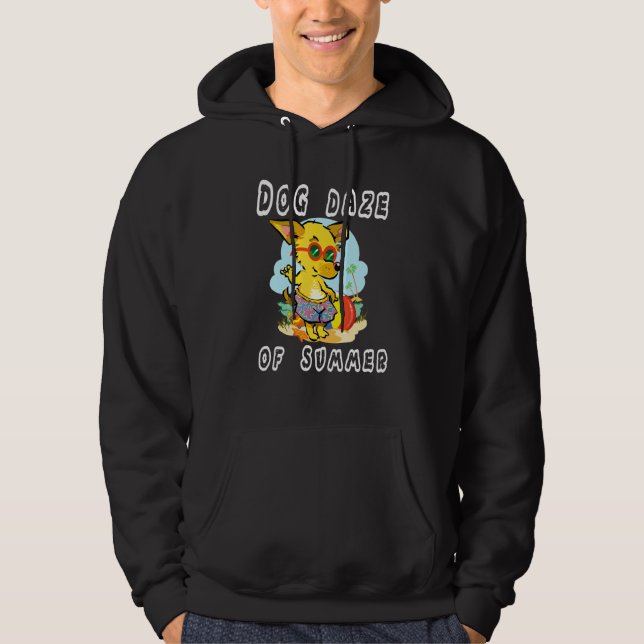 Veste À Capuche Torpeur canine de l'été (Devant)