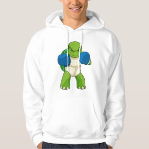 Veste À Capuche Tortue en boîte avec gants de boxe