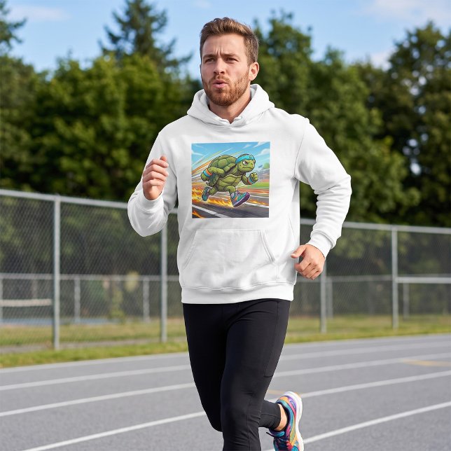 Veste À Capuche Tortue Rapide Sprinteur Athlétique Coureur (Créateur téléchargé)
