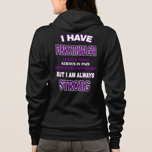 Veste À Capuche Toujours forte...Fibro (Dos)