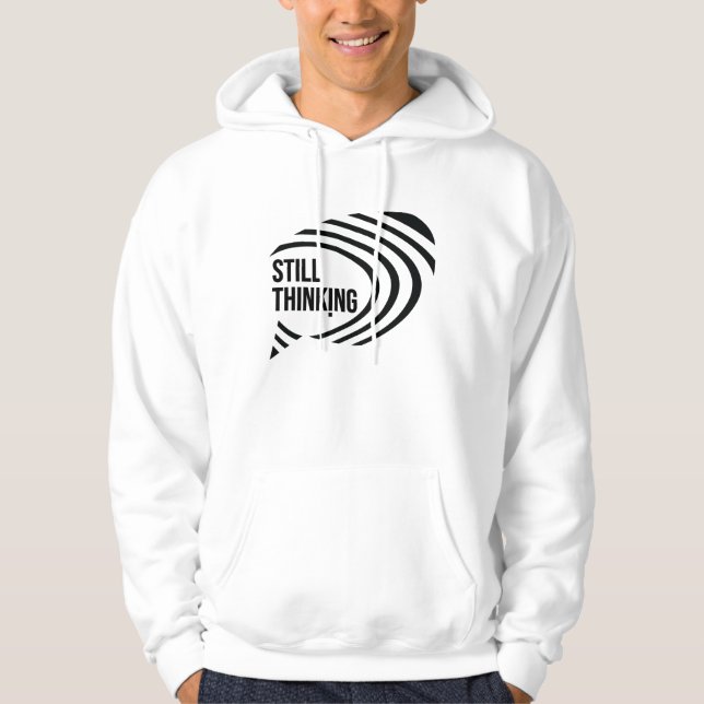 Veste À Capuche Toujours penser (Devant)