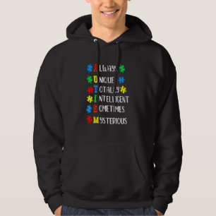 Veste À Capuche Toujours Unique Totalement Intelligent Parfois Mys