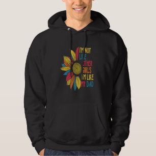 Veste À Capuche Tournesol coloré Je ne suis pas comme d'autres fil