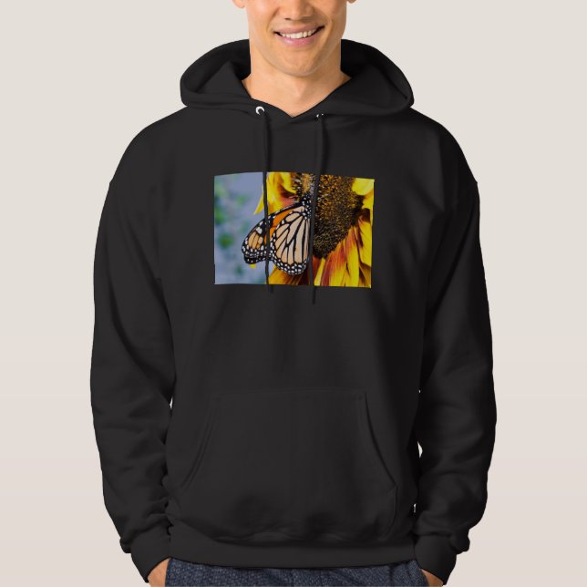 Veste À Capuche tournesol papillon (Devant)