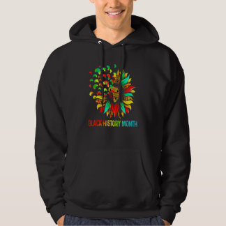 Veste À Capuche Tournesol Pouvoir Africain Poing Mélanine Histoire
