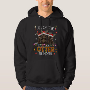 Veste À Capuche Tous les rennes de Otter Noël drôle mignonne